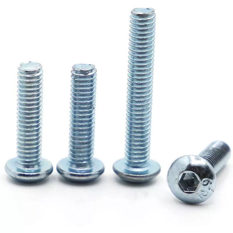 ISO 7380 Socket Button Screw Grade 10.9 Zinc