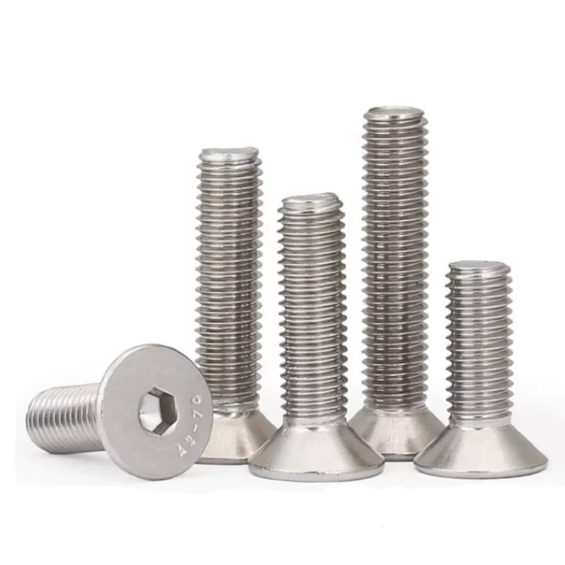 Stainless Steel DIN7991 Hex Socket Countersunk Screws